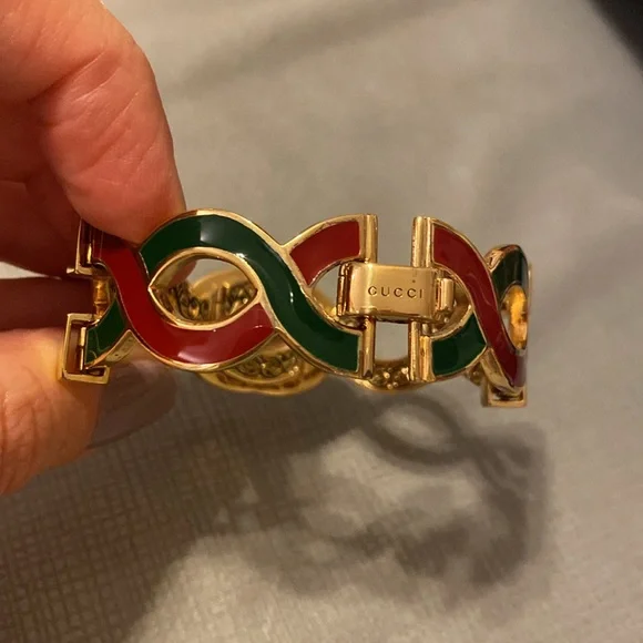 Authentic GUCCI GG Web Bracelet - Picture 9 of 16